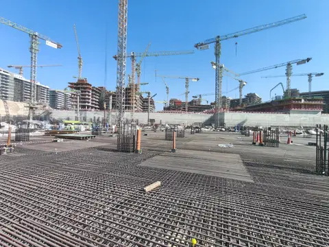 Azizi Venice 6, Azizi Venice construction progress — 9 December 2025, 8.15% complete, photo 3 of 5