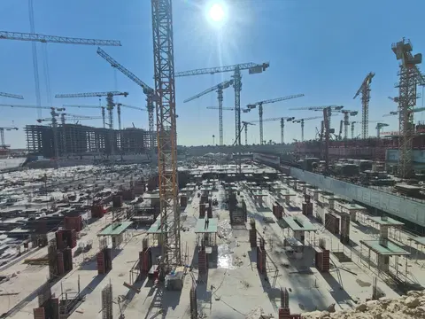 Azizi Venice 6, Azizi Venice construction progress — 9 December 2025, 8.15% complete, photo 2 of 5