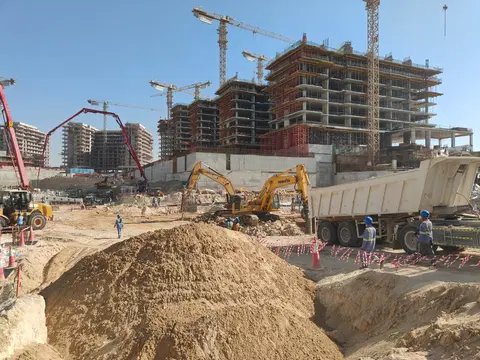 Azizi Venice 6, Azizi Venice construction progress — 9 December 2025, 8.15% complete, photo 1 of 5