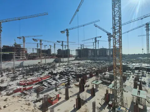 Azizi Venice 6, Azizi Venice construction progress — 9 December 2025, 8.15% complete, photo 3 of 5