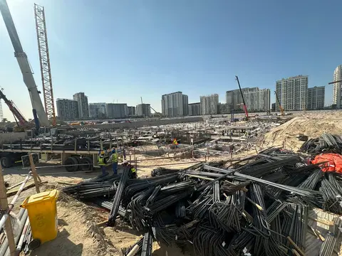 Ход строительства Parkwood, Dubai Hills Estate — 7 января 2026, готовность 5.83%, снимок 4 из 5