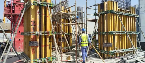 Binghatti Skyhall, Business Bay construction progress — 30 April 2026, 31.14% complete, photo 2 of 9