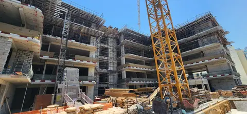 Rose Gardens 1, Jumeirah Garden City construction progress — 8 June 2026, 27.82% complete, photo 7 of 18