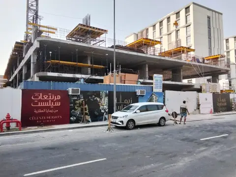 Ход строительства Celeste Heights, Al Furjan — 23 марта 2026, готовность 17.26%, снимок 2 из 5