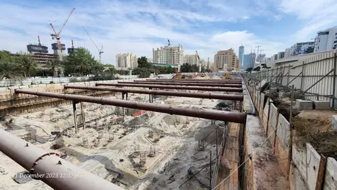 Ход строительства Olaia Residences, Palm Jumeirah — 11 декабря 2025, готовность 4.68%, снимок 5 из 6