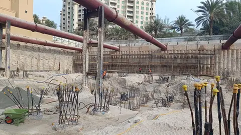 Ход строительства Olaia Residences, Palm Jumeirah — 11 декабря 2025, готовность 4.68%, снимок 3 из 6