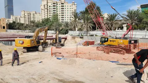 Ход строительства Olaia Residences, Palm Jumeirah — 11 декабря 2025, готовность 4.68%, снимок 2 из 6