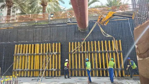 Ход строительства Olaia Residences, Palm Jumeirah — 26 марта 2026, готовность 9.62%, снимок 2 из 6