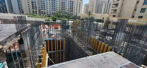 Olaia Residences, Palm Jumeirah construction progress — 21 July 2026, 14.31% complete, photo 7 of 8
