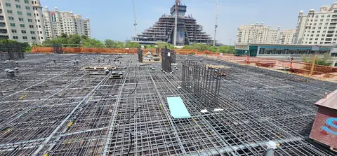 Olaia Residences, Palm Jumeirah construction progress — 21 July 2026, 14.31% complete, photo 5 of 8