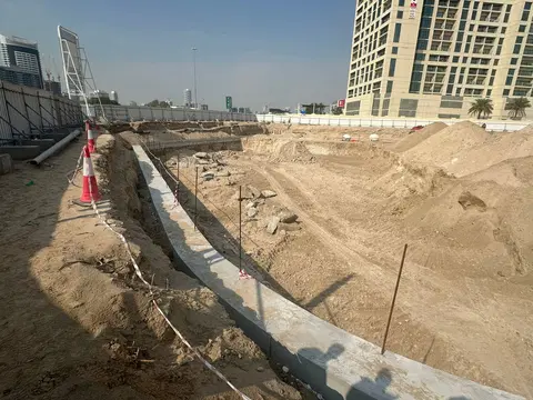 Ход строительства 15 Cascade, Motor City — 25 декабря 2025, готовность 1.52%, снимок 6 из 6