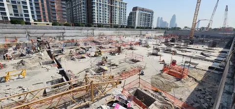 Ход строительства City Walk Crestlane 2, City Walk Phase 3 — 8 октября 2026, готовность 6.83%, снимок 4 из 5
