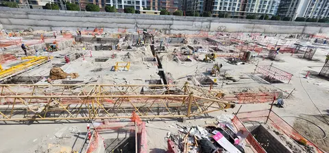 Ход строительства City Walk Crestlane 2, City Walk Phase 3 — 8 октября 2026, готовность 6.83%, снимок 1 из 5