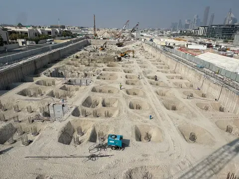 City Walk Crestlane 3, City Walk Phase 3 construction progress — 15 September 2026, 4.59% complete, photo 1 of 4