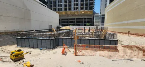 Whitestone Residence, Jumeirah Garden City construction progress — 6 July 2026, 3.04% complete, photo 3 of 4