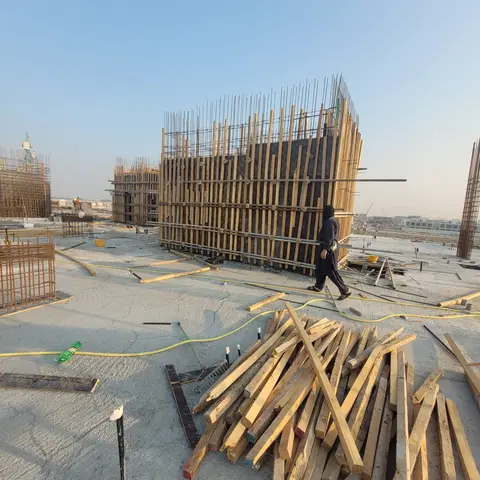 Ход строительства Bhuvi Residence, Dubai South Residential District — 27 октября 2025, готовность 20,52%, снимок 2 из 3