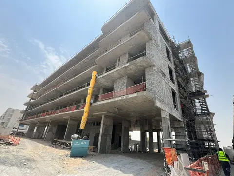 Bhuvi Residence, Dubai South Residential District construction progress — 6 August 2026, 31.55% complete, photo 4 of 6