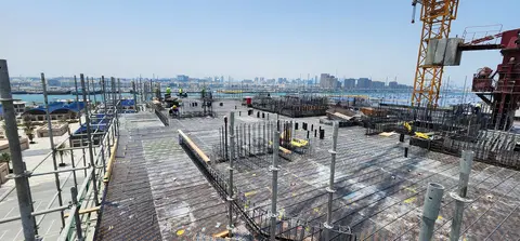 Ход строительства Coastal Haven By Prestige Harbour Real Estate Development, Dubai Islands — 30 июня 2026, готовность 23,05%, снимок 7 из 8