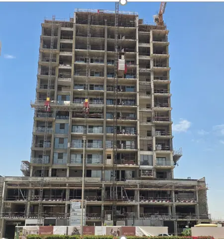 Bliss Tower, DubaiLand Residence Complex construction progress — 19 May 2026, 64.82% complete, photo 4 of 9
