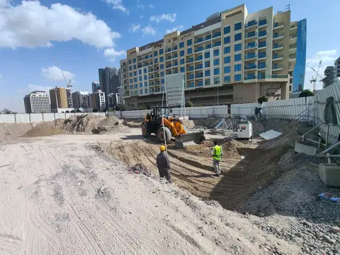 Ход строительства Chelsea Gardens, Jumeirah Garden City — 30 декабря 2025, готовность 2.05%, снимок 2 из 4