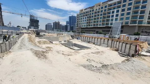 Ход строительства Chelsea Gardens, Jumeirah Garden City — 12 мая 2026, готовность 3,21%, снимок 4 из 5