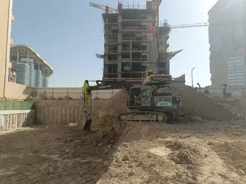 Ход строительства Lumiere Heights, Healthcare City Phase 2 — 21 апреля 2026, готовность 1,07%, снимок 3 из 3