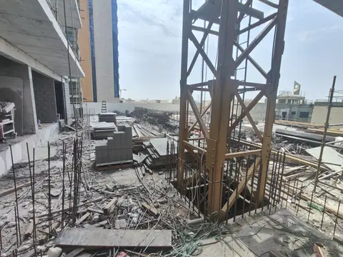 Ход строительства Leven Residences, Jumeirah Village Triangle — 6 августа 2026, готовность 23,29%, снимок 2 из 8