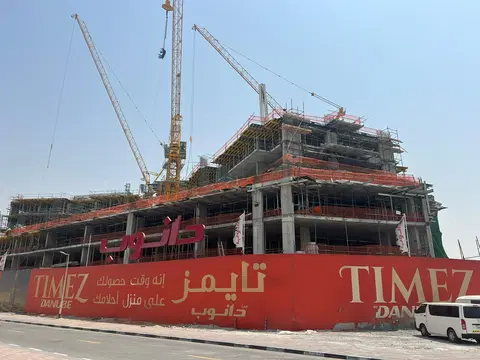 Timez by Danube, Dubai Silicon Oasis construction progress — 9 September 2026, 21.45% complete, photo 6 of 7