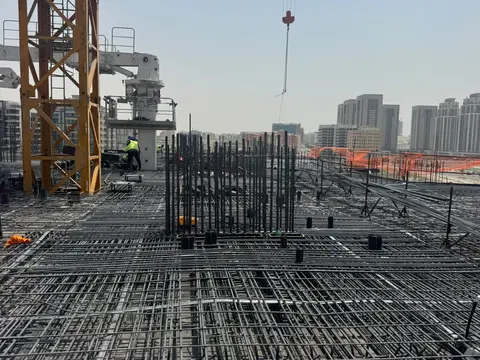 Timez by Danube, Dubai Silicon Oasis construction progress — 9 September 2026, 21.45% complete, photo 2 of 7