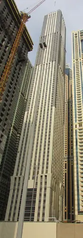 Ход строительства Marina 101, Dubai Marina — 28 февраля 2018, готовность 97,13%, снимок 3 из 10