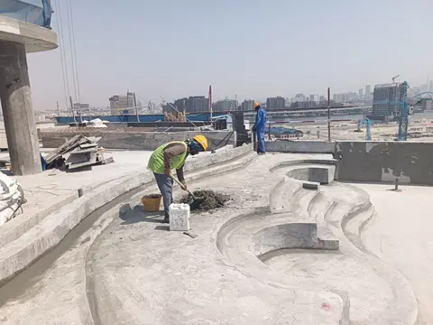 Ход строительства Sunset Bay 2, Dubai Islands — 5 мая 2026, готовность 43.20%, снимок 1 из 23
