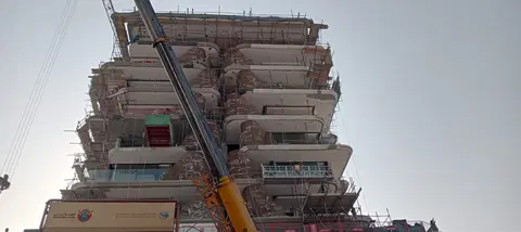 Sunset Bay 2, Dubai Islands construction progress — 4 August 2026, 70.20% complete, photo 10 of 13