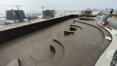 Sunset Bay 2, Dubai Islands construction progress — 4 August 2026, 70.20% complete, photo 2 of 13