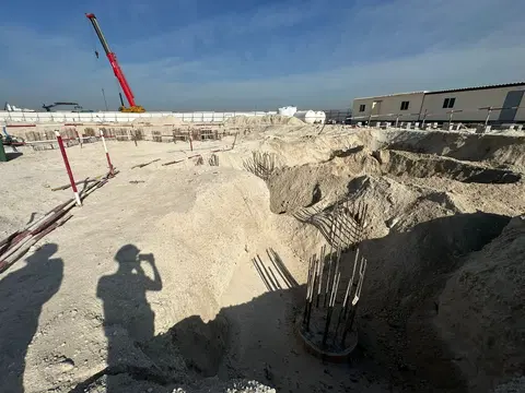 Sensia by Beyond, Jumeirah Peninsula Bay construction progress — 28 January 2026, 4.67% complete, photo 1 of 10