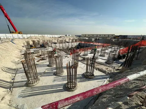 Sensia by Beyond, Jumeirah Peninsula Bay construction progress — 28 January 2026, 4.67% complete, photo 4 of 10
