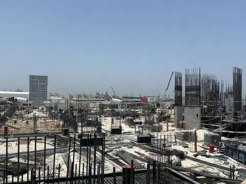 Sensia by Beyond, Jumeirah Peninsula Bay construction progress — 7 May 2026, 8.12% complete, photo 4 of 5