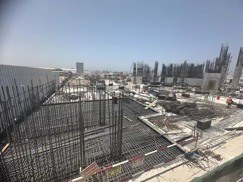 Sensia by Beyond, Jumeirah Peninsula Bay construction progress — 7 May 2026, 8.12% complete, photo 2 of 5