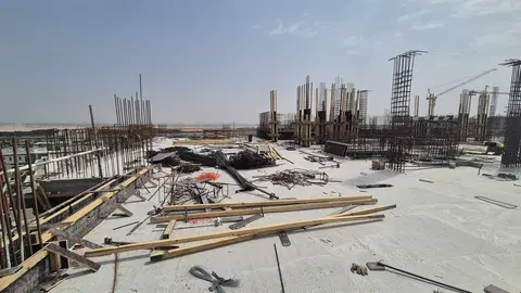 Bling Avenue 1, Dubai South Residential District construction progress — 17 July 2025, 36.79% complete, photo 3 of 6