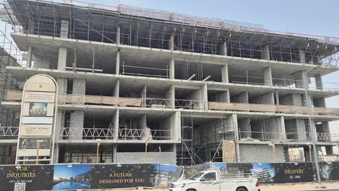 Bling Avenue 1, Dubai South Residential District construction progress — 17 July 2025, 36.79% complete, photo 2 of 6