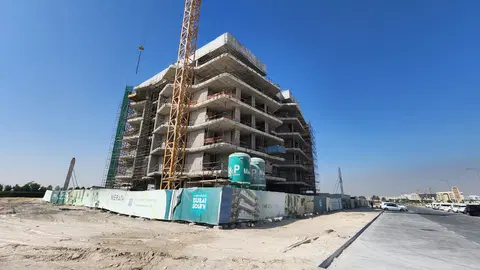 Ход строительства Cresswell Views, Dubai South Residential District — 13 января 2026, готовность 36.63%, снимок 7 из 8