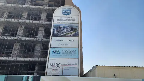 Ход строительства Cresswell Views, Dubai South Residential District — 13 января 2026, готовность 36.63%, снимок 6 из 8