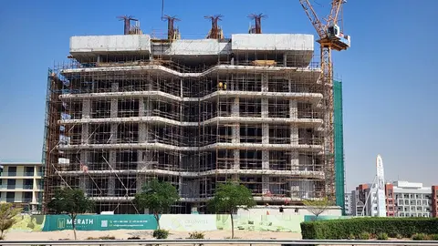 Ход строительства Cresswell Views, Dubai South Residential District — 13 января 2026, готовность 36.63%, снимок 3 из 8