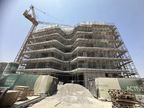 Cresswell Views, Dubai South Residential District construction progress — 22 July 2026, 60.20% complete, photo 7 of 10