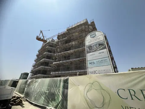 Cresswell Views, Dubai South Residential District construction progress — 22 July 2026, 60.20% complete, photo 1 of 10