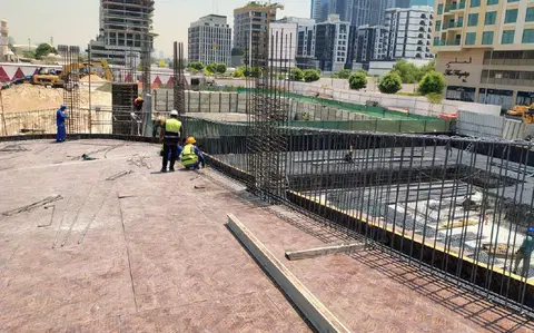 Ход строительства Stamn Yuni, Jumeirah Garden City — 31 июля 2026, готовность 11,58%, снимок 6 из 6