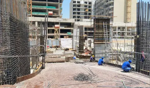 Ход строительства Stamn Yuni, Jumeirah Garden City — 31 июля 2026, готовность 11,58%, снимок 5 из 6