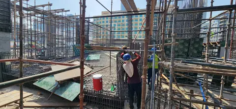 Ход строительства Stamn Yuni, Jumeirah Garden City — 31 июля 2026, готовность 11,58%, снимок 4 из 6