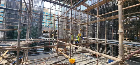 Ход строительства Stamn Yuni, Jumeirah Garden City — 31 июля 2026, готовность 11,58%, снимок 3 из 6