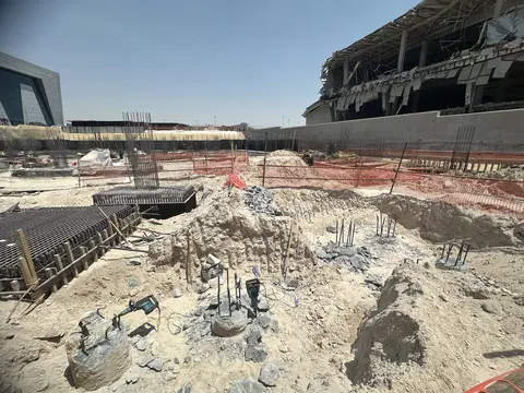 Monarch, Motor City construction progress — 20 April 2026, 7.64% complete, photo 2 of 5