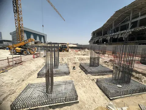Monarch, Motor City construction progress — 20 April 2026, 7.64% complete, photo 1 of 5